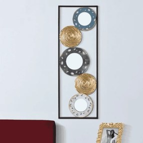 PAINEL DE PAREDE DE FERRO GLOTY RET.-B- CM 31X3X90 MULTICOLOR