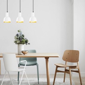 Candeeiro de Teto Berceste – Branco – 67 x 17 cm