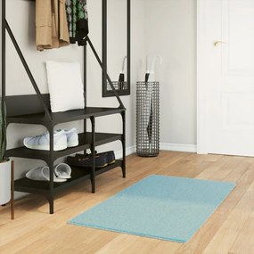 vidaXL Tapete de pelo curto OVIEDO 60x110 cm verde