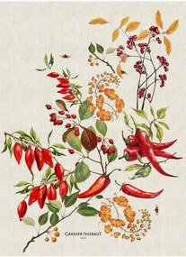 Panos de cozinha jacquard Piments Doux Epices, conjunto de 4