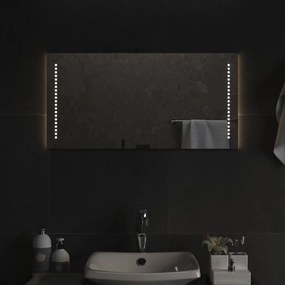 vidaXL Espelho de casa de banho com luzes LED 40x80 cm