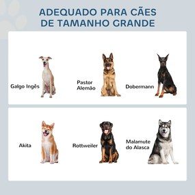 Comedouro Elevado para Cães com 2 Tigelas de Aço Inoxidável e Espaço de Armazenamento Oculto 60x30x41 cm Castanho Escuro