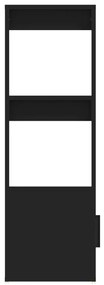 Aparador 80x30x90 cm derivados de madeira preto