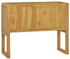 Armário de casa de banho 90x40x75,5 cm madeira de teca maciça