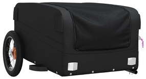 Reboque para bicicleta 30 kg ferro preto
