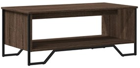 Mesa de centro 100x51x40 cm derivados madeira carvalho castanho