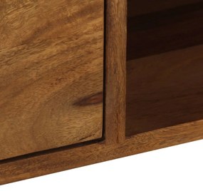 Móvel de TV 140x30x40 cm madeira de acácia maciça