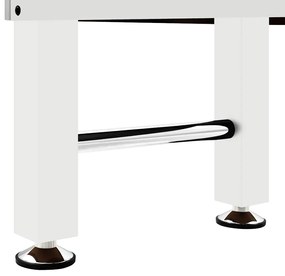 Matraquilhos em aço 60 kg 140x74,5x87,5 cm branco