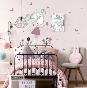 Fada INSPIO em tons pastel com borboletas e flores
