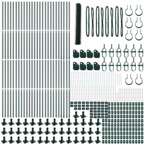 Cerca Hexagonal vidaXL Verde 1,2x100 m de Aço