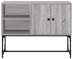 Aparador 100x40x79,5 cm derivados de madeira cinzento sonoma