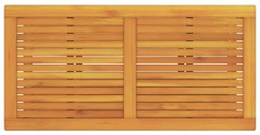 Mesa de Café 110x55x45 cm Madeira de Acácia Sólida