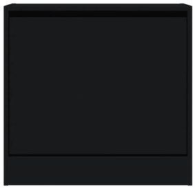 Sapateira 60x21x57 cm derivados de madeira preto