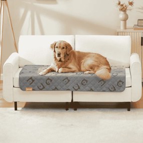 Manta impermeável para cães 135 x 76 cm cinzento