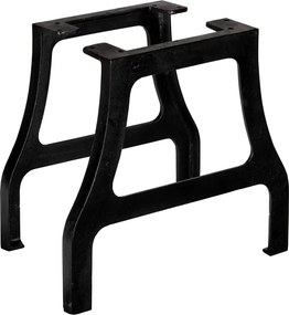 Pernas para mesa de centro 2 pcs estrutura em A ferro fundido