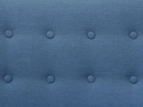 Sofá de 3 lugares em tecido azul MOTALA Beliani