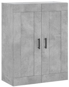 Armário alto 69,5x34x180 cm derivados de madeira cinza cimento