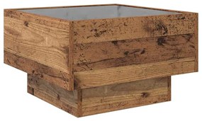 Mesa de centro Madeira antiga 50 x 50 x 30 cm