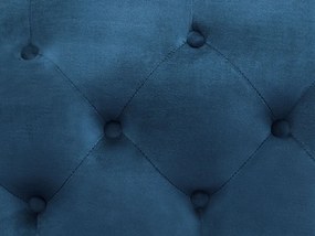 Conjunto de sofás com 5 lugares em veludo azul cobalto SKIEN Beliani
