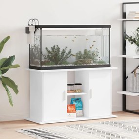 833607 vidaXL Suporte de aquário 101x41x58 cm derivados de madeira branco