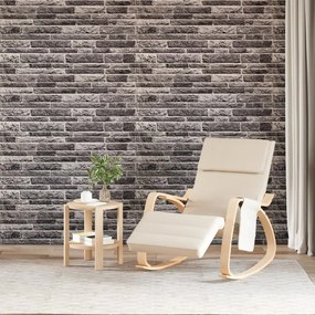 vidaXL Painéis de parede 3D 10 pcs 100x50 cm EPS antracite