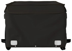 Reboque para bicicleta 45 kg ferro preto