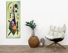 Pintura Decorativa em Tela PC189 – Multicolor – 30 x 80 cm