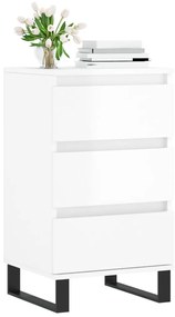 Aparador 40x35x70 cm derivados de madeira branco brilhante