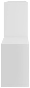 Estante de parede 100x18x53 cm derivados de madeira branco