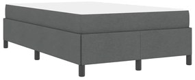 Cama Box Cinza escuro, Preto 120 x 190 cm
