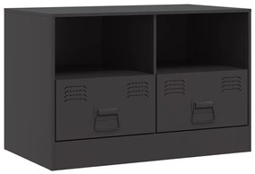 Móveis de TV 2 pcs 67x39x44 cm aço preto