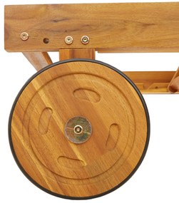 Conjuntos de Espreguiçadeiras 2 pcs com Almofadas e Mesa Taupe Madeira