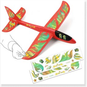Avião planador, Fire Plane - DJECO multicolor