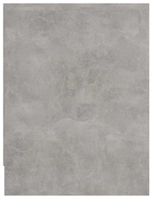 Mesa de cabeceira 40x30x40cm derivados de madeira cinza cimento