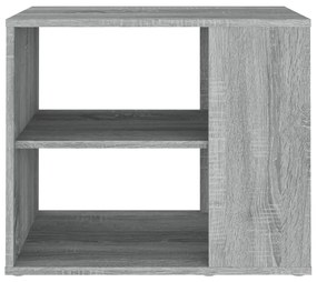 Móvel de apoio 60x30x50 cm derivados de madeira cinzento sonoma