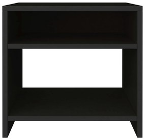 Mesa de cabeceira 40x30x40 cm derivados de madeira preto