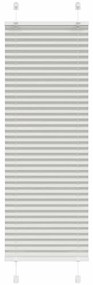 Cinzento Luz Plissada Cega 40x150 cm Largura Tecido 39,4 cm