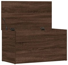 Arca arrumação 84x42x46 cm derivados madeira carvalho castanho