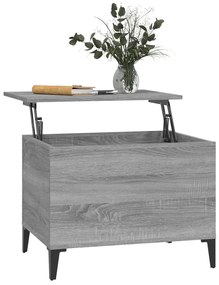 Mesa de centro 60x44,5x45 cm derivados de madeira cinza sonoma