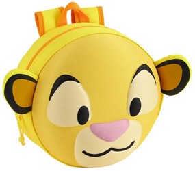 Mochila 3D Simba O Rei Leão Disney 31cm SAFTA