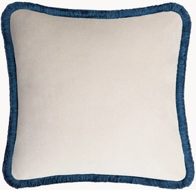 Almofada decorativa em veludo artesanal Happy