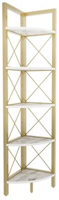 Estante Remo – Dourada – 30,5 cm x 33 cm x 160 cm