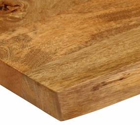 Tampo de mesa c/ borda viva 80x80x2,5 cm mangueira maciça