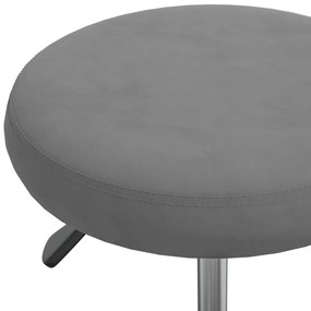 Cadeira de jantar veludo cinzento-escuro