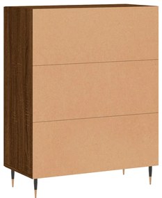 Aparador 69,5x34x90 cm derivados de madeira carvalho castanho