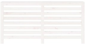 Cobertura de radiador 169x19x84 cm pinho maciço branca