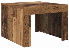 Mesa de centro Madeira antiga 50 x 50 x 35 cm