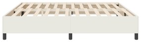 Cama Box de Primavera vidaXL Creme 200x200 cm Tecido de Corduroy