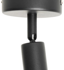 Foco moderno preto com dourado - Lofty Moderno