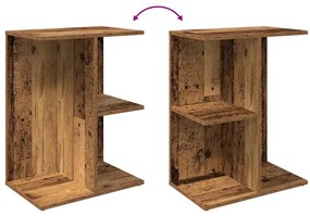 Mesas cabeceira 2 pcs 46,5x29x61cm deriv. madeira madeira velha